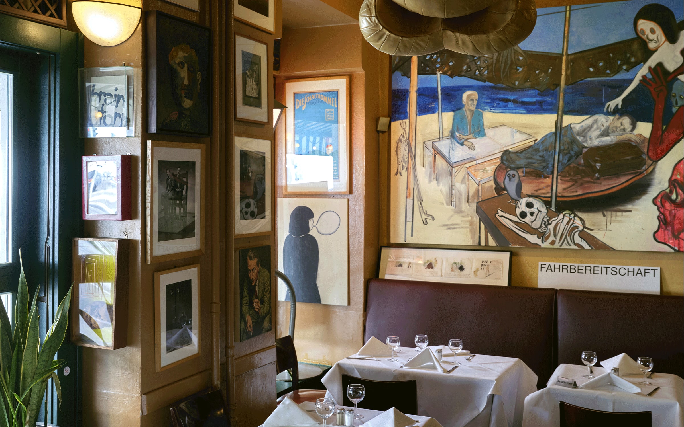 The Paris Bar. Photograph by Alex de Brabant for Art Basel.